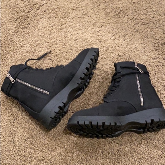 Prada Nylon Combat Boots Sold Out size 7 Excellent - Picture 8 of 16